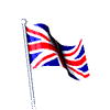 Bandiera Inglese gif - UK flag Gif