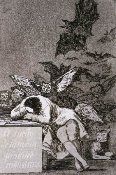  Il sonno della ragione genera mostri - Francisco Goya
